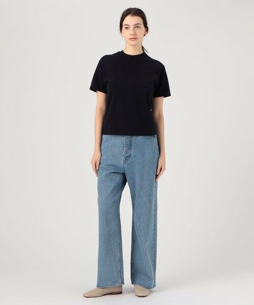 TOMORROWLAND / トゥモローランド Tシャツ | コットン吊り天竺 ハーフスリーブプルオーバー | 詳細1