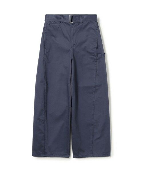 TOMORROWLAND / トゥモローランド その他パンツ | ドライツイル ベルテッドオーバルパンツ（65 ブルー）