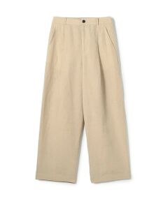 TOMORROWLAND / トゥモローランド その他パンツ | 【WEB先行予約】リネンキュプラシルクコンパクト タックパンツ