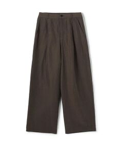 TOMORROWLAND / トゥモローランド その他パンツ | 【WEB先行予約】リネンキュプラシルクコンパクト タックパンツ