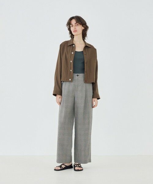 TOMORROWLAND / トゥモローランド その他パンツ | 【WEB先行予約】リネンキュプラシルクコンパクト タックパンツ | 詳細1