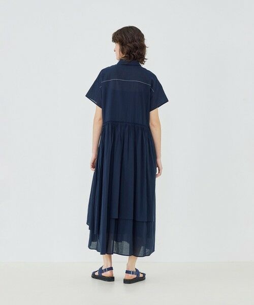 TOMORROWLAND / トゥモローランド ロング・マキシ丈ワンピース | 【WEB先行予約】インドコットン アシンメトリーヘムワンピース | 詳細3