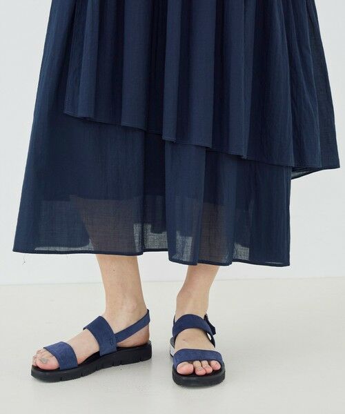 TOMORROWLAND / トゥモローランド ロング・マキシ丈ワンピース | 【WEB先行予約】インドコットン アシンメトリーヘムワンピース | 詳細7