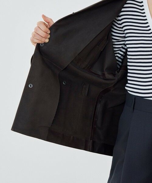 TOMORROWLAND / トゥモローランド レザーブルゾン・ジャケット | ソフトグレインシープレザー ドルマンスリーブジャケット | 詳細5