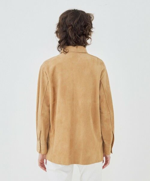 TOMORROWLAND / トゥモローランド レザーブルゾン・ジャケット | ダウニーラムスエード シャツブルゾン | 詳細4