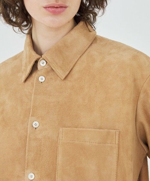 TOMORROWLAND / トゥモローランド レザーブルゾン・ジャケット | ダウニーラムスエード シャツブルゾン | 詳細6