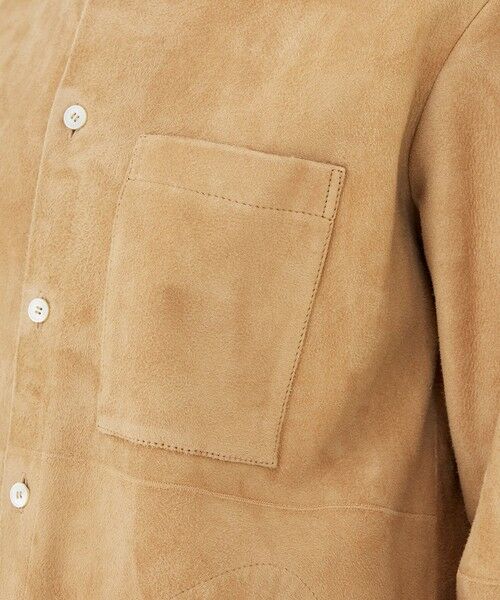 TOMORROWLAND / トゥモローランド レザーブルゾン・ジャケット | ダウニーラムスエード シャツブルゾン | 詳細8