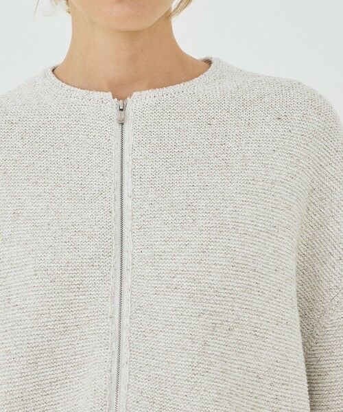 TOMORROWLAND / トゥモローランド ブルゾン | スプリングツイード ノーカラーブルゾン | 詳細6