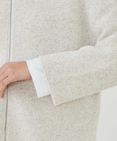 TOMORROWLAND / トゥモローランド ブルゾン | スプリングツイード ノーカラーブルゾン | 詳細7