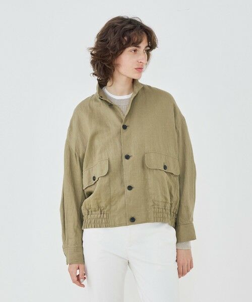 TOMORROWLAND / トゥモローランド ブルゾン | ダストリネン スタンドカラーブルゾン | 詳細2