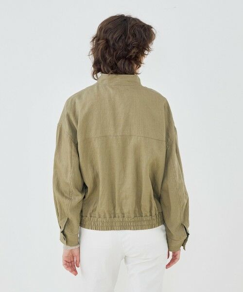 TOMORROWLAND / トゥモローランド ブルゾン | ダストリネン スタンドカラーブルゾン | 詳細4