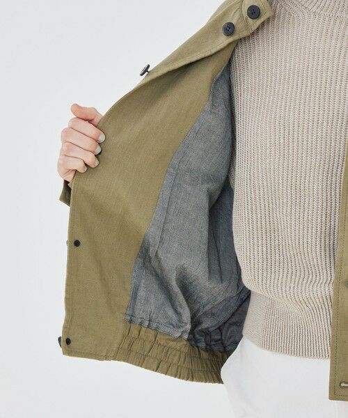 TOMORROWLAND / トゥモローランド ブルゾン | ダストリネン スタンドカラーブルゾン | 詳細5