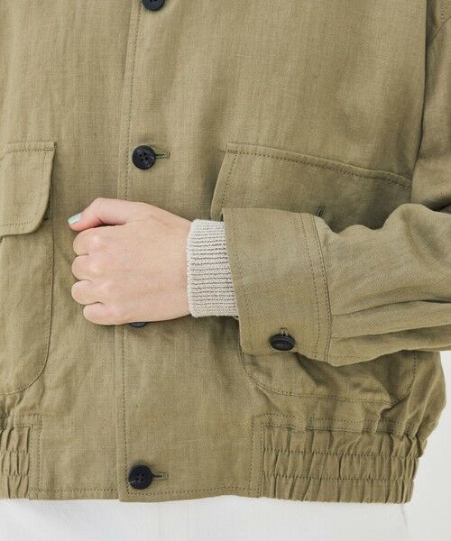 TOMORROWLAND / トゥモローランド ブルゾン | ダストリネン スタンドカラーブルゾン | 詳細7
