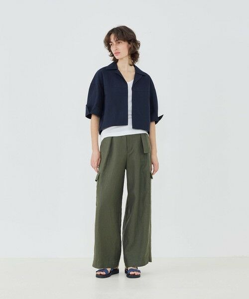 TOMORROWLAND / トゥモローランド その他アウター | コットンダブルフェイス ショートジャケット | 詳細1