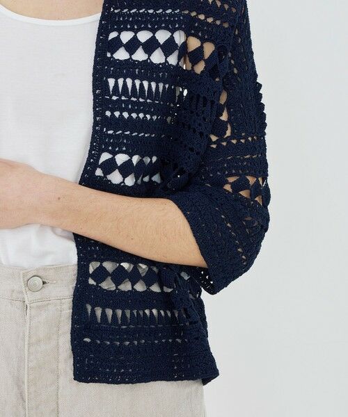 TOMORROWLAND / トゥモローランド カーディガン・ボレロ | 【WEB先行予約】コットンクロシェ カラーレスジャケット | 詳細7