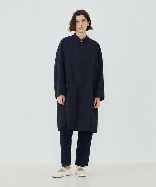 TOMORROWLAND / トゥモローランド その他アウター | ラスティックウーブン タイニーカラーワイドコート | 詳細2