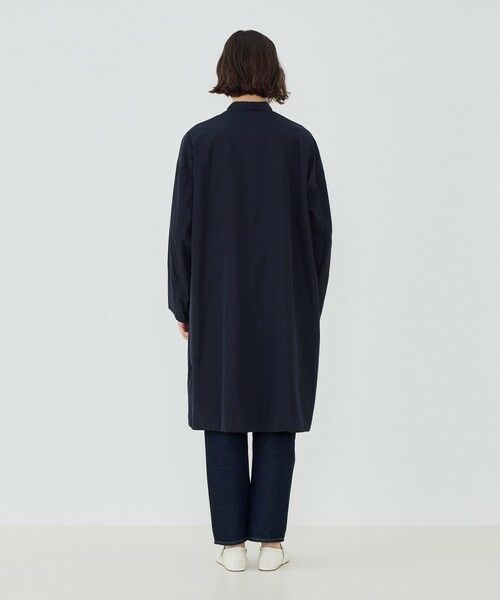 TOMORROWLAND / トゥモローランド その他アウター | ラスティックウーブン タイニーカラーワイドコート | 詳細4