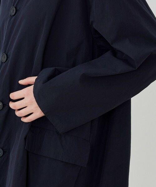 TOMORROWLAND / トゥモローランド その他アウター | ラスティックウーブン タイニーカラーワイドコート | 詳細7