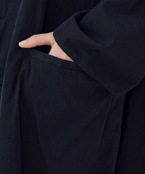 TOMORROWLAND / トゥモローランド その他アウター | ラスティックウーブン タイニーカラーワイドコート | 詳細8