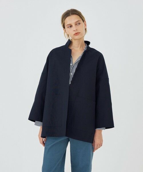 TOMORROWLAND / トゥモローランド その他アウター | コットンダブルフェイス フロントオープンショートコート | 詳細2