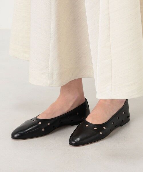 TOMORROWLAND / トゥモローランド フラットシューズ | DEAR FRANCES GALA レザーカットワーク バレエシューズ | 詳細8