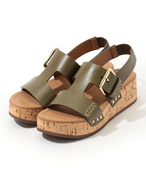TOMORROWLAND / トゥモローランド サンダル | CLAIRE CHARLOTTE Sophie コルクソール バックストラップサンダル | 詳細1