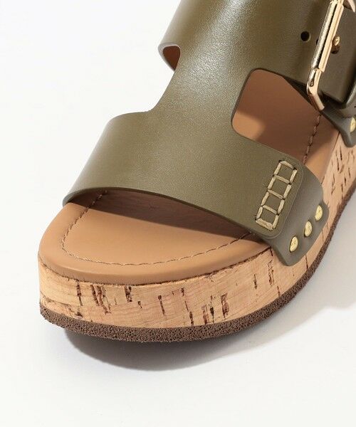 TOMORROWLAND / トゥモローランド サンダル | CLAIRE CHARLOTTE Sophie コルクソール バックストラップサンダル | 詳細5
