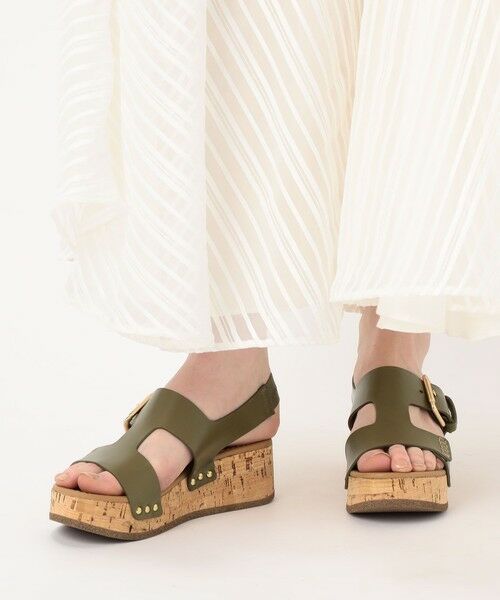 TOMORROWLAND / トゥモローランド サンダル | CLAIRE CHARLOTTE Sophie コルクソール バックストラップサンダル | 詳細8