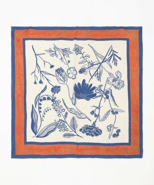 TOMORROWLAND / トゥモローランド バンダナ・スカーフ | manipuri フローラ コットンシルクストール | 詳細5