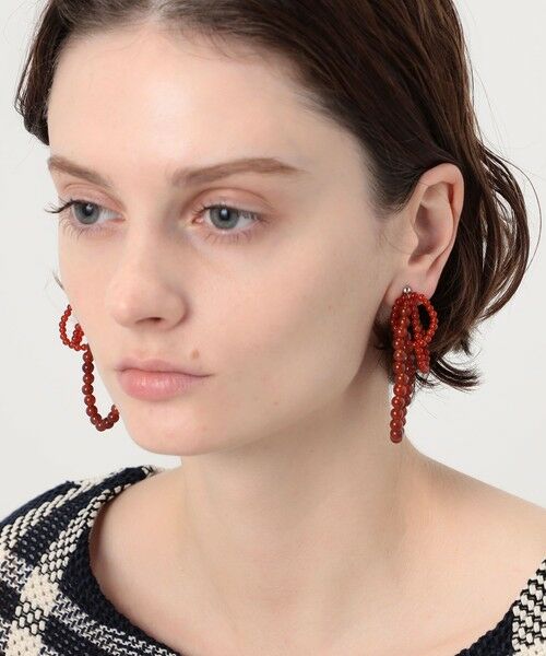 TOMORROWLAND / トゥモローランド ピアス・イヤリング | IRIS 47 ファビアナ レッドアゲート イヤリング | 詳細1