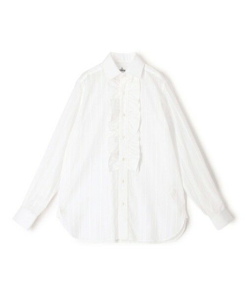 TOMORROWLAND / トゥモローランド シャツ・ブラウス | Sebline ラッフルシャツ（11 ホワイト）