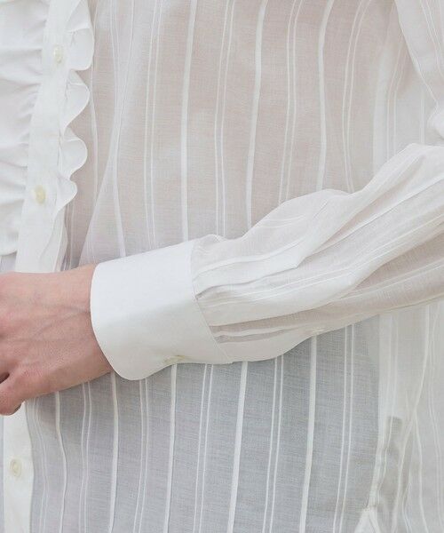 TOMORROWLAND / トゥモローランド シャツ・ブラウス | Sebline ラッフルシャツ | 詳細6