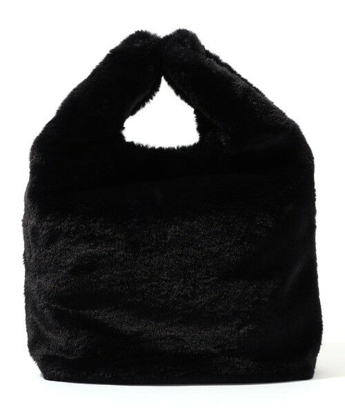 TOMORROWLAND / トゥモローランド ハンドバッグ | VANGI フェイクファー ショッピングバッグ（19 ブラック）