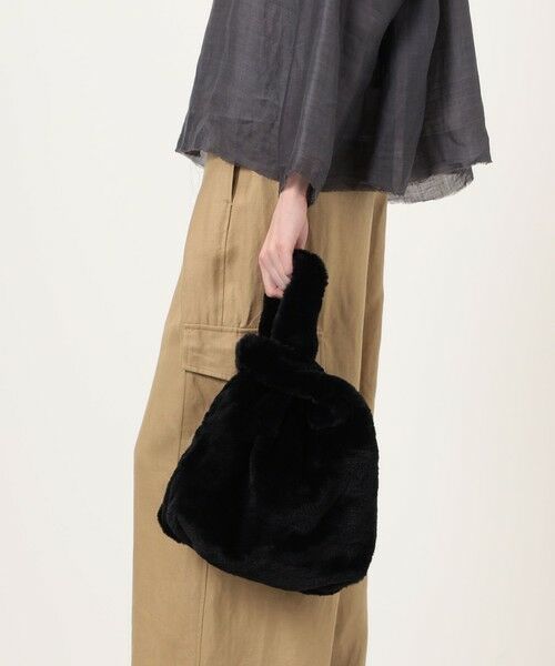 TOMORROWLAND / トゥモローランド ハンドバッグ | VANGI フェイクファー ショッピングバッグ | 詳細1