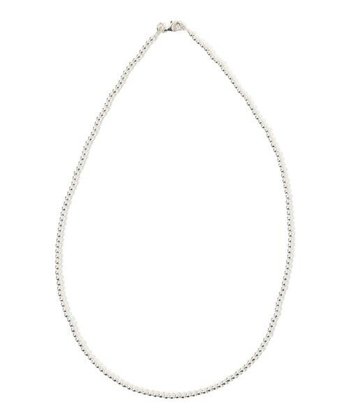 TOMORROWLAND / トゥモローランド ネックレス・ペンダント・チョーカー | Nina&Jules 3mm Beaded ネックレス（81 シルバー）