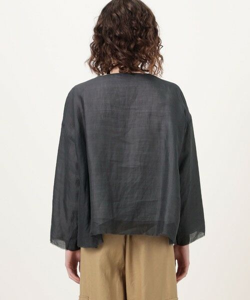 TOMORROWLAND / トゥモローランド シャツ・ブラウス | HAVERSACK ラミーツイル 2-wayブラウス | 詳細4