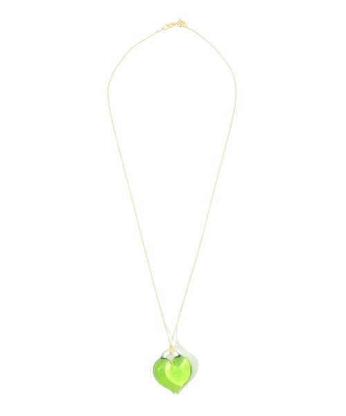 TOMORROWLAND / トゥモローランド ネックレス・ペンダント・チョーカー | LEVENS JEWELS HEART ネックレス（53 グリーン）