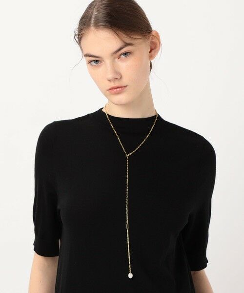 TOMORROWLAND / トゥモローランド ネックレス・ペンダント・チョーカー | 【別注】januka Chain w/Pearl ロングネックレス | 詳細3