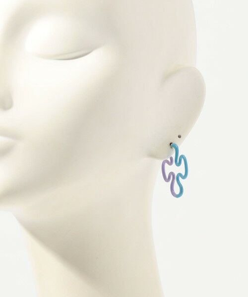 TOMORROWLAND / トゥモローランド ピアス・イヤリング | 【別注】Bea Bongiasca B TWO TONE ピアス | 詳細4