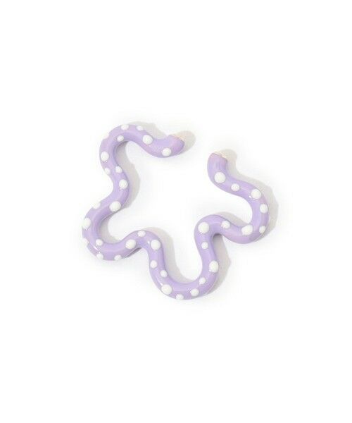 TOMORROWLAND / トゥモローランド ピアス・イヤリング | 【別注】Bea Bongiasca WITH DOTS 片耳イヤーカフ（72 ライトパープル系）