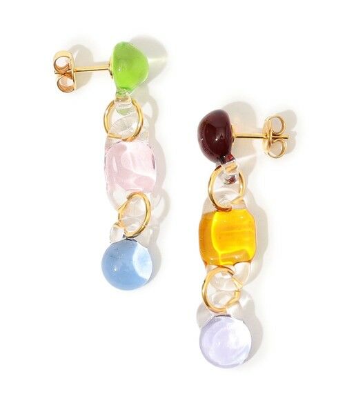 TOMORROWLAND / トゥモローランド ピアス・イヤリング | LEVENS JEWELS TRIPLE CASCADA 片耳ピアス(92 マルチカラー)