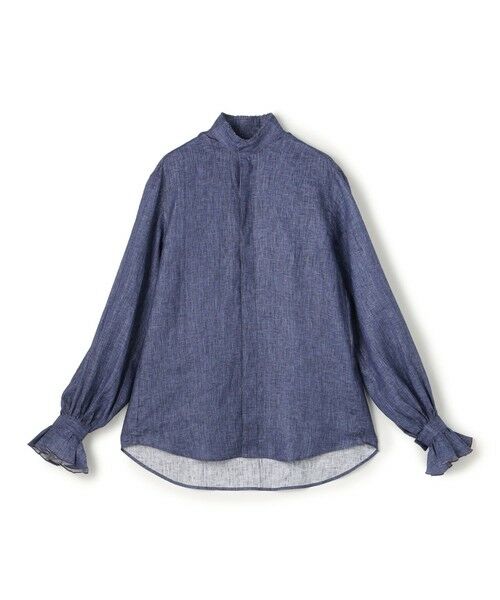 TOMORROWLAND / トゥモローランド シャツ・ブラウス | BOURRIENNE BOUDOIR LIN MARINE  リネンブラウス（63 ネイビーブルー）
