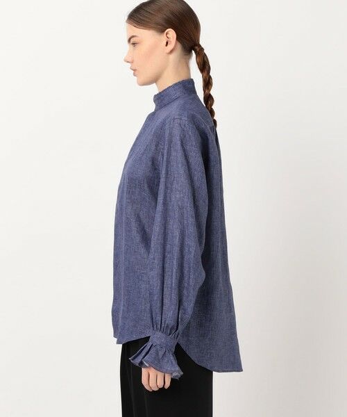 TOMORROWLAND / トゥモローランド シャツ・ブラウス | BOURRIENNE BOUDOIR LIN MARINE  リネンブラウス | 詳細3