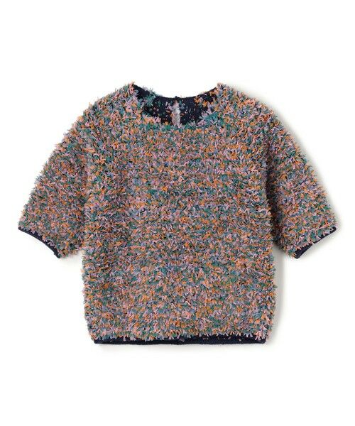 TOMORROWLAND / トゥモローランド ニット・セーター | Molli DESPERADO ハーフスリーブ トップス（68 ブルーマルチ）