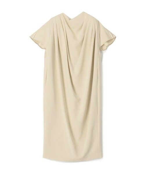 TOMORROWLAND / トゥモローランド ドレス | 【別注】FLICKA for TOMORROWLAND with pearl ドレス（41 ライトベージュ）