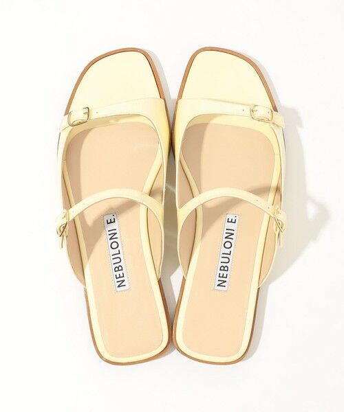 TOMORROWLAND / トゥモローランド サンダル | NEBULONI E.  SLIM BELT フラットサンダル | 詳細7