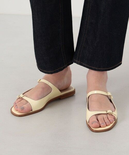 TOMORROWLAND / トゥモローランド サンダル | NEBULONI E.  SLIM BELT フラットサンダル | 詳細8