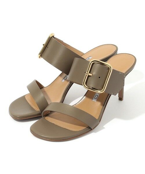 TOMORROWLAND / トゥモローランド サンダル | PELLICO BELTED ヒールサンダル（15 トープ）