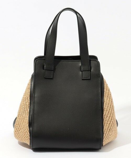 TOMORROWLAND / トゥモローランド ハンドバッグ | VIOLAd'ORO SANDRO ラフィア レザーコンビ ハンドバッグ | 詳細3