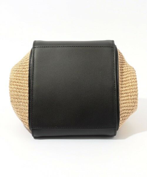 TOMORROWLAND / トゥモローランド ハンドバッグ | VIOLAd'ORO SANDRO ラフィア レザーコンビ ハンドバッグ | 詳細4